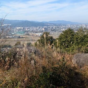 筑紫野市　大野城市が見えます。
