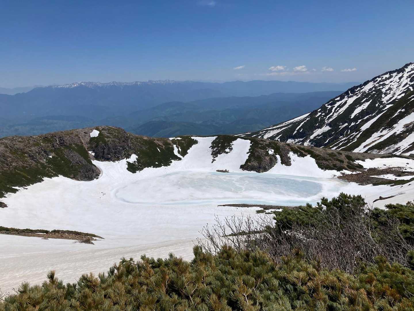 御岳登山口-飛騨頂上-摩利支天乗越-摩利支天山 往復コースの写真