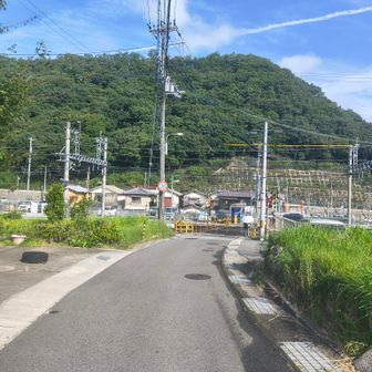 いつもの有馬口の駐車場。もっと近い所の止たい。