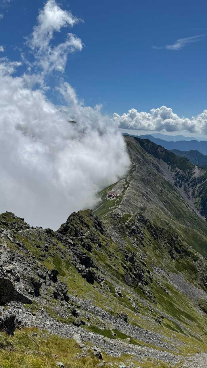 白根三山（北岳・間ノ岳・農鳥岳）、テン泊縦走 の写真 25