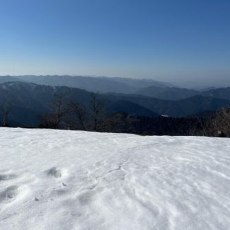 山頂からの眺望

黄砂？で霞んでます