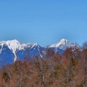 アサヨ峰、甲斐駒✨