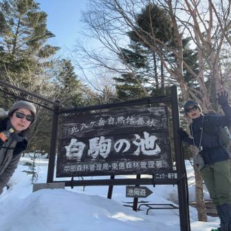 道を間違えて、また白駒池まで来ちゃった😅