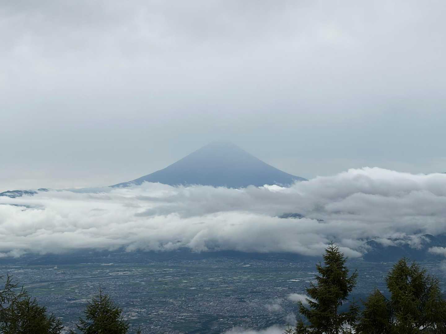 富士山、見えました〜！
まさか見えると思わなかったよ！