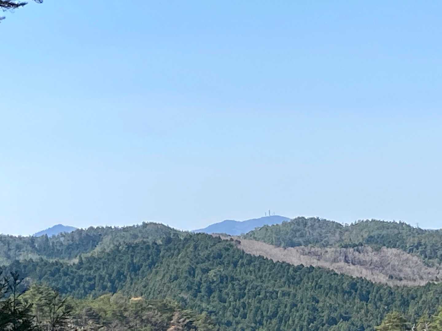 高鈴山や神峰山が望めました👍