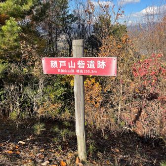 「顔戸山」YAMAPだと「日撫(ひなで)山」🙌