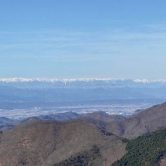 艫岩からの北アルプス