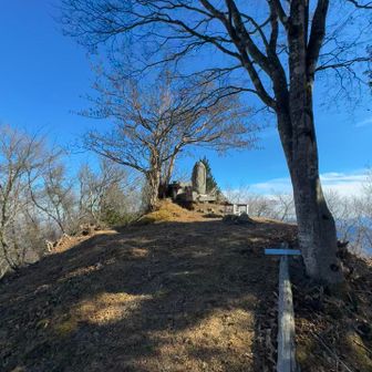 ゴッドが見え始めて山頂に到着