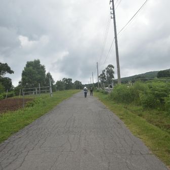 牧場に到着