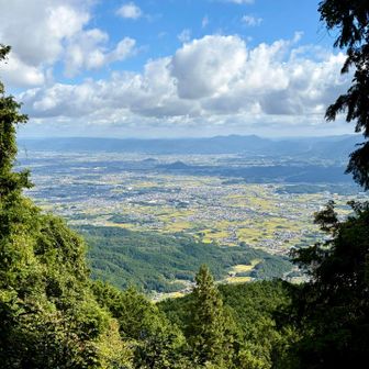 ダイトレ下山時の景色