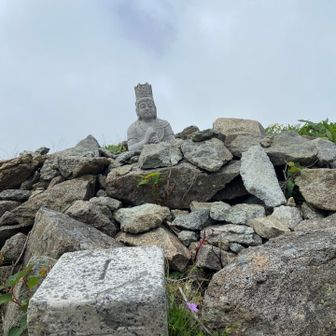 武石峰山頂到着💦