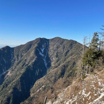 あれが大無間山かな