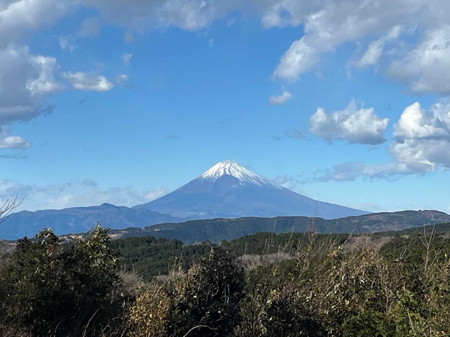 ここでは、富士山サイコー。🦵痛いけど、良かったなあ。