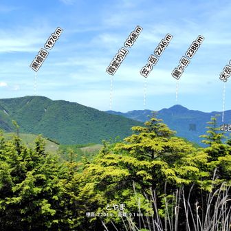 黒檜岳方面
