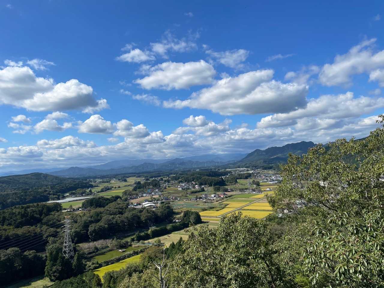 こんな感じ😳二股山⛰古賀志山がみえる❗️