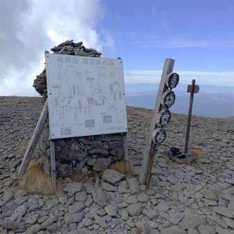 硫黄岳山頂