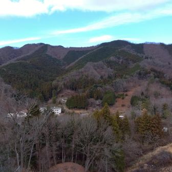 下山途中の麓方面