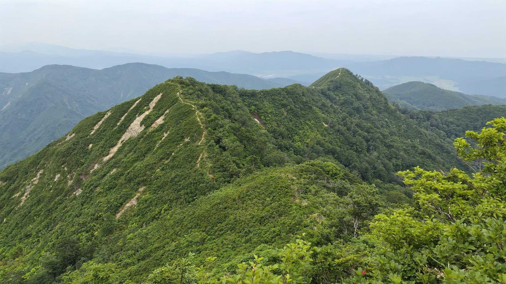 登ってきたコース！