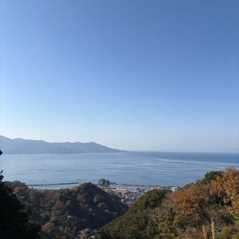 海が見える山は、自分にとって新鮮ですね