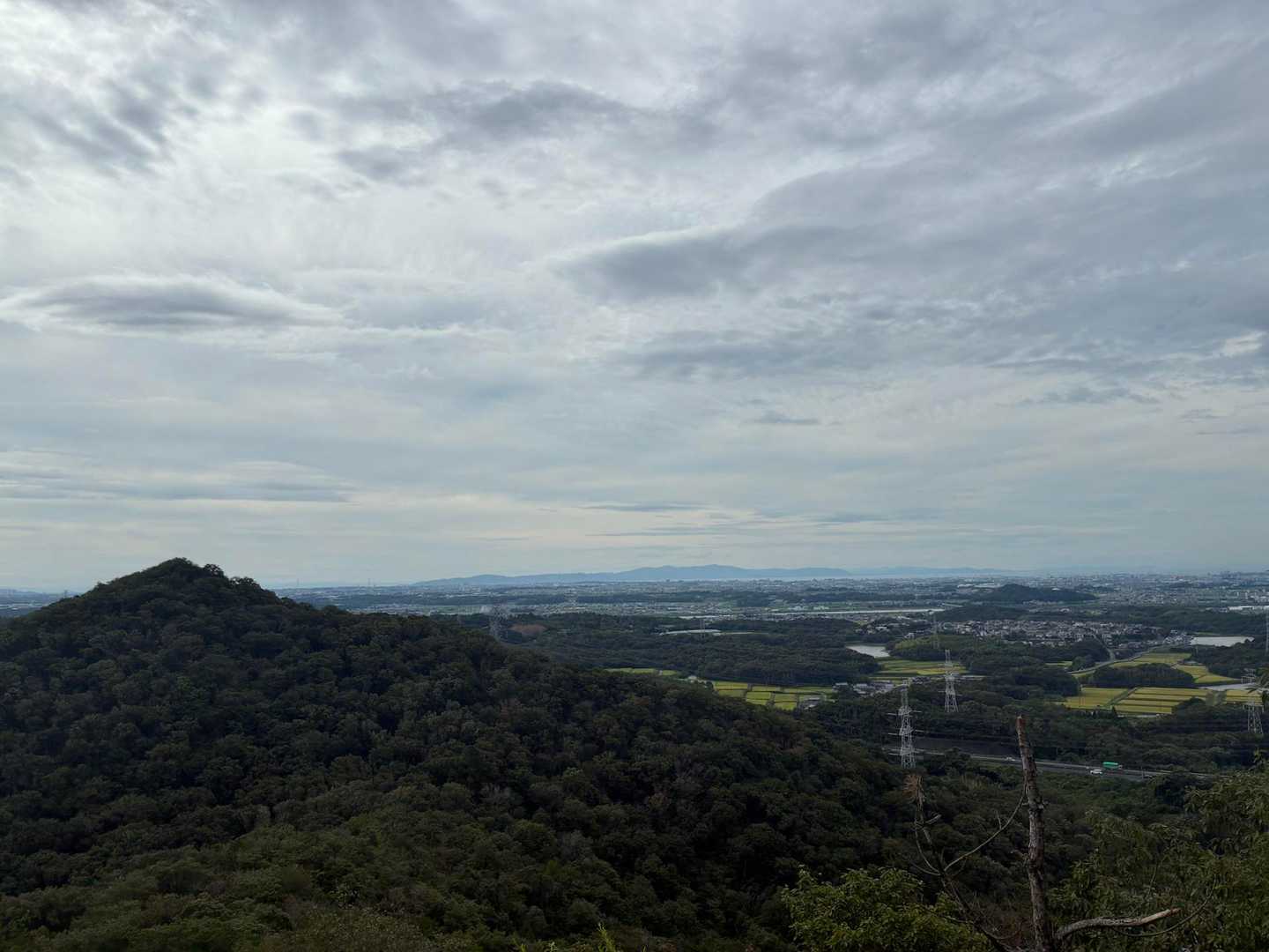 惚山からの眺望　明石大橋もバッチリ👌