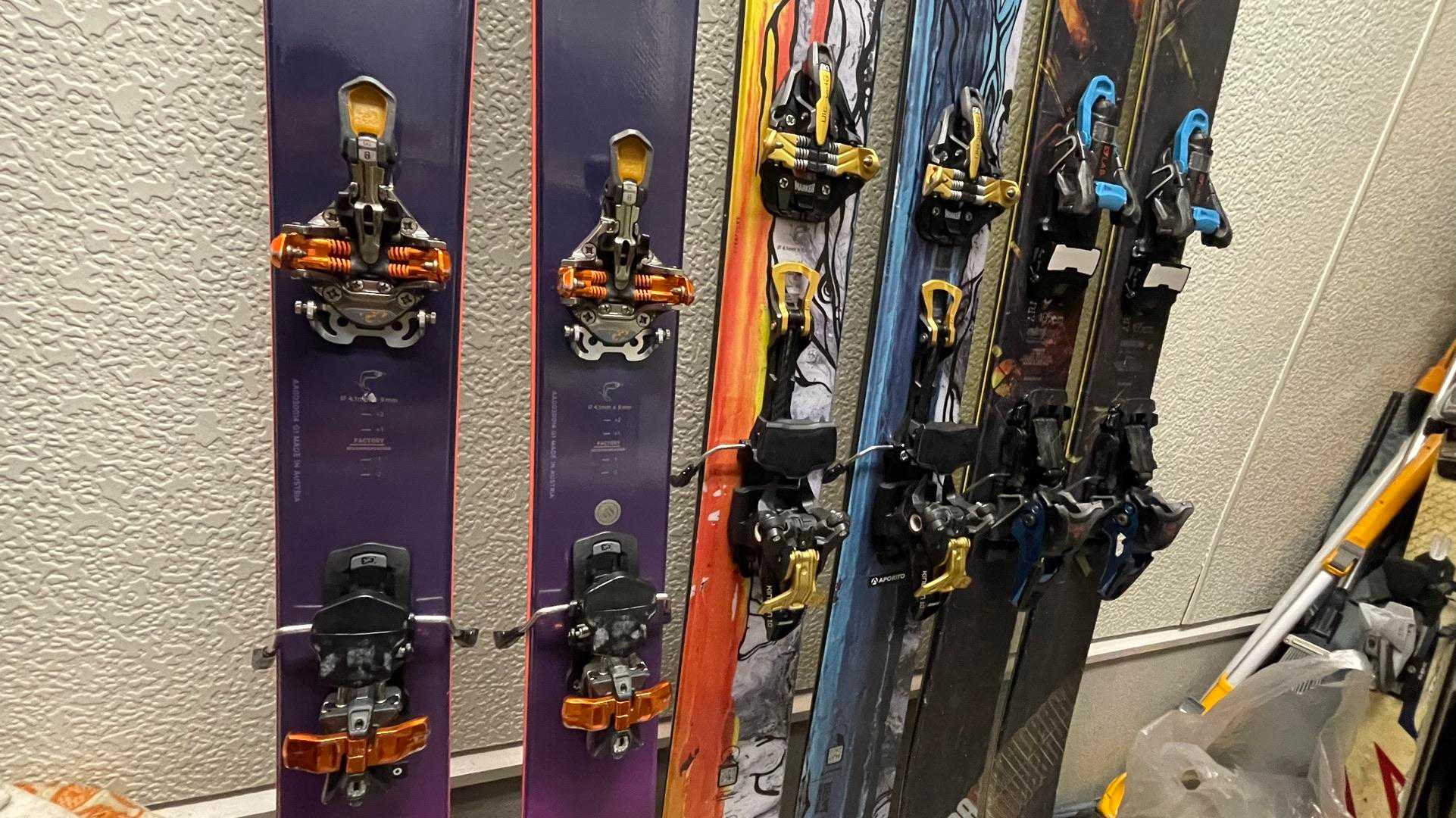 山スキー用のビンディングを、3種類使って / to-ruさんのモーメント