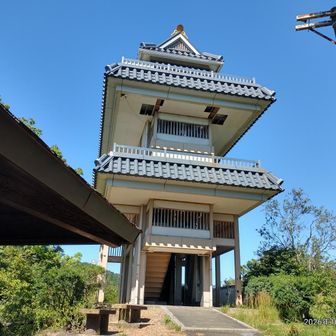 小倉山 153m。の展望台