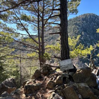 前衛峰1992ｍ山頂！
バックに御座山✨