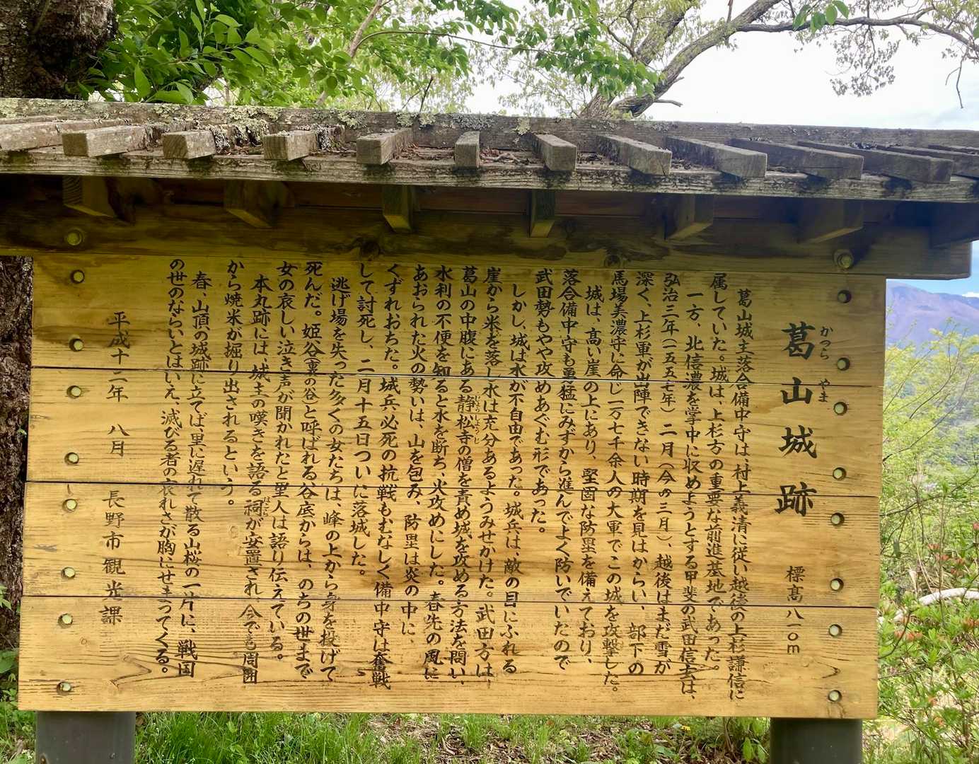 上杉側と武田側の戦い。葛山の歴史⛰️
今でも周囲から焼米が掘り出されるという…