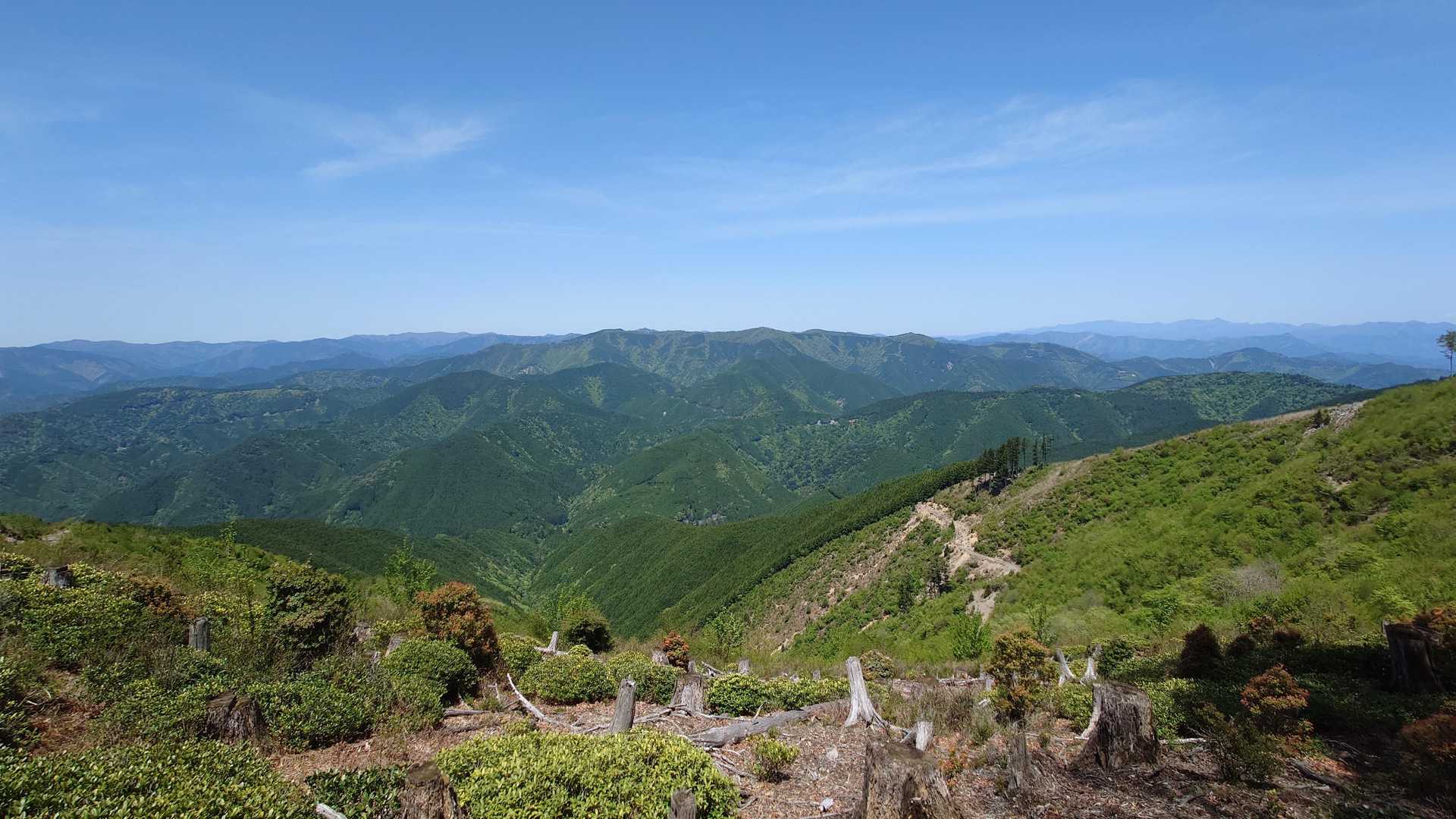 やっぱり大峰はここからの方が見ごたえはあったかな？