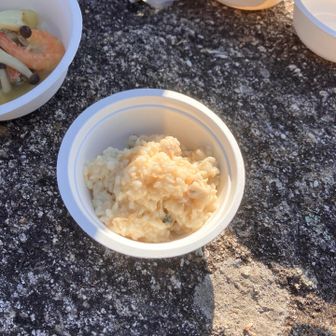 ホタテのリゾット！