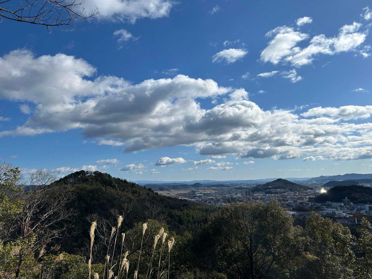 岩場展望地✨
ここからは先程いた山王山が見えます⛰️
山頂が開けていますね。