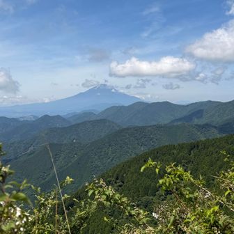 富士山と丹沢山塊
何度見ても飽きない景色👀