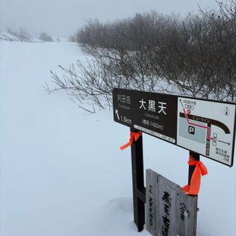 こんな看板あったんだ 冬しか来ないから