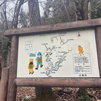 上深川側へ下山
白木の登山口と同じ看板がある