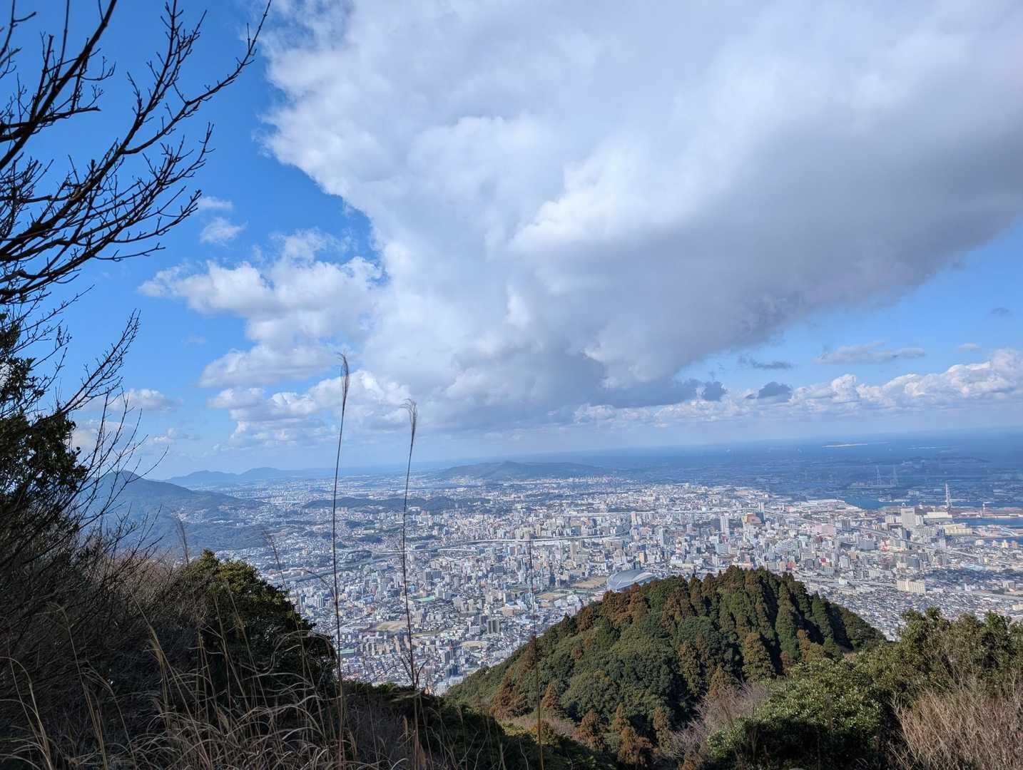 小文字山-足立山-砲台山 縦走コースの写真