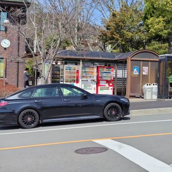 飯盛霊園の自販機。