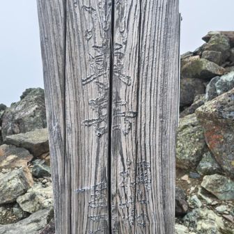 ハァハァハァ…
静岡の百山『悪沢岳』(東岳)
真っ白🫠