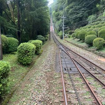 帰りもケーブルカー