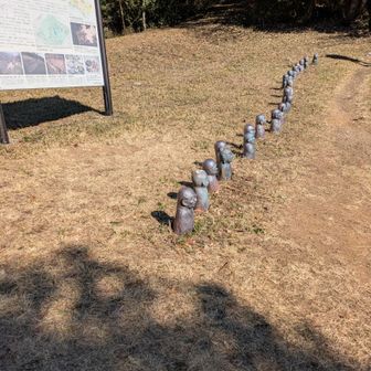 お地蔵さんが並んでいます🙏