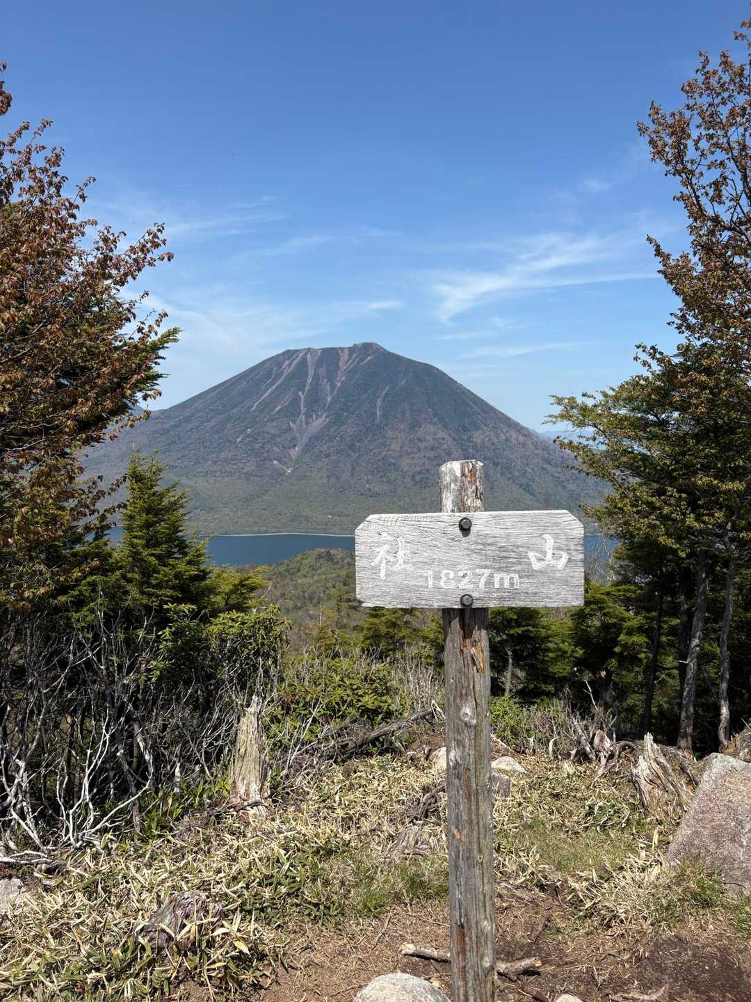 半月山-半月峠-中禅寺山-阿世潟峠-社山 往復コースの写真