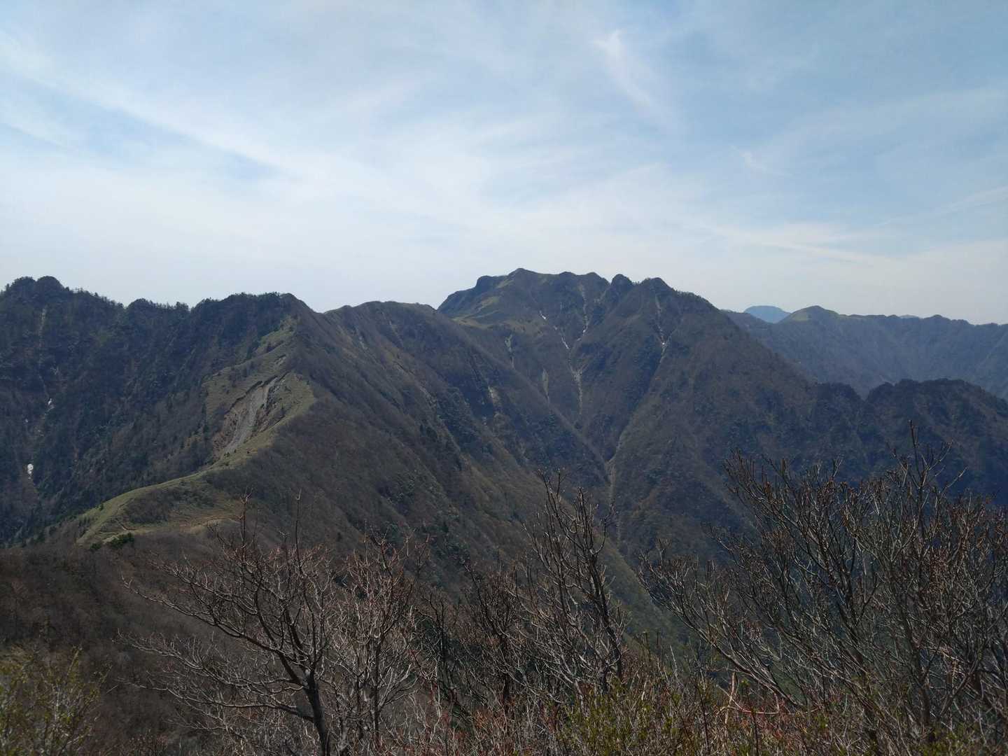 旧寒風山トンネル南口-桑瀬峠-伊予富士-寒風山 周回コースの写真