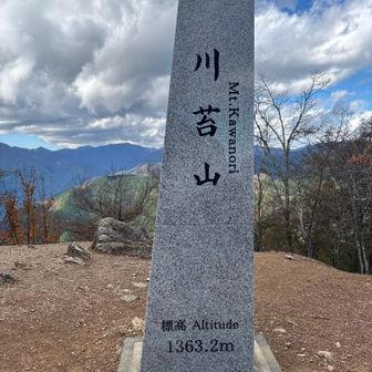 川苔山登頂。やっと来れた。