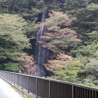 登山開始は、「白糸の滝」に見送っていただけます。