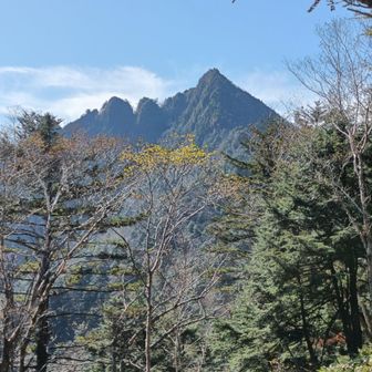 ここからだと尖って見える鋸山