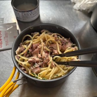サバペペロンチーノが美味しかった