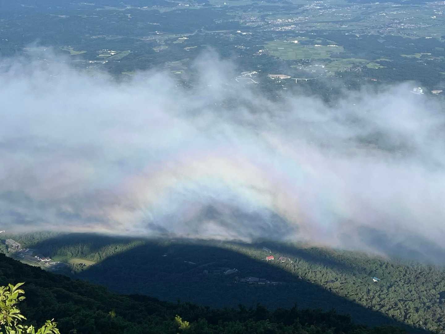 影大山にブロッケン現れた！