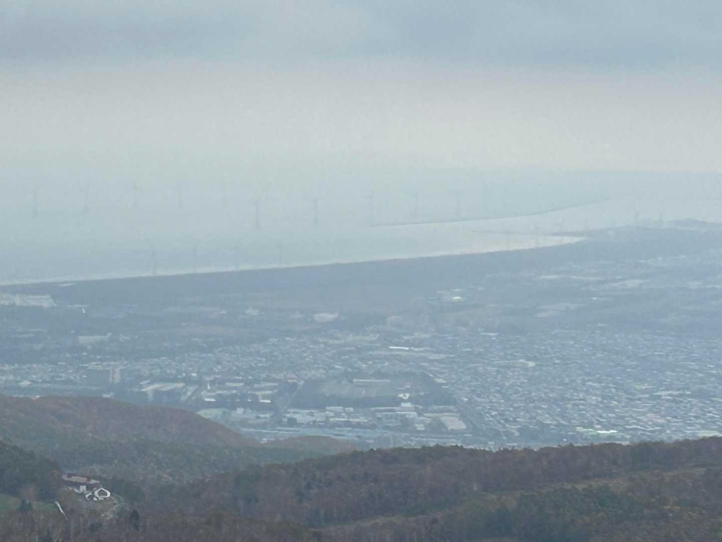 晴れてたらキレイだったのにねー