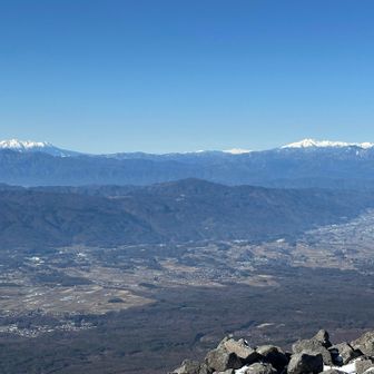 御嶽山と乗鞍岳