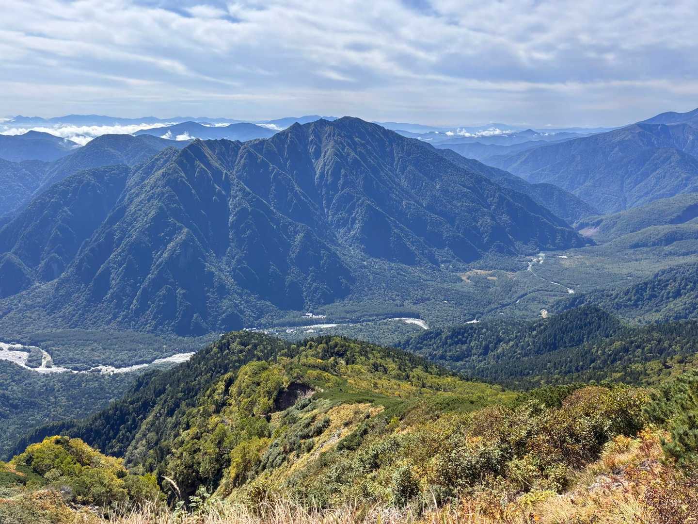上高地全景