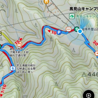 バミ山キャンプ🏕️場の　確認忘れてて
この時点で　まだ　バミ　と😝